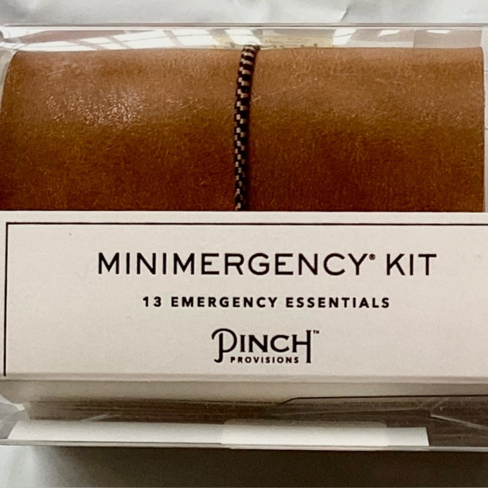 NWT Pinch Provisions Cognac Unisex Minimergency Kit